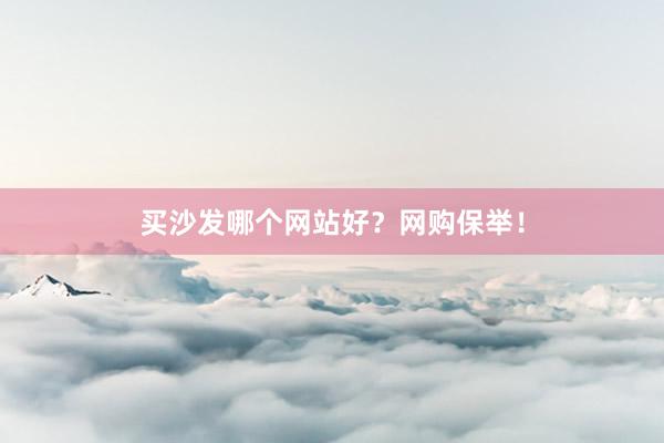 买沙发哪个网站好？网购保举！